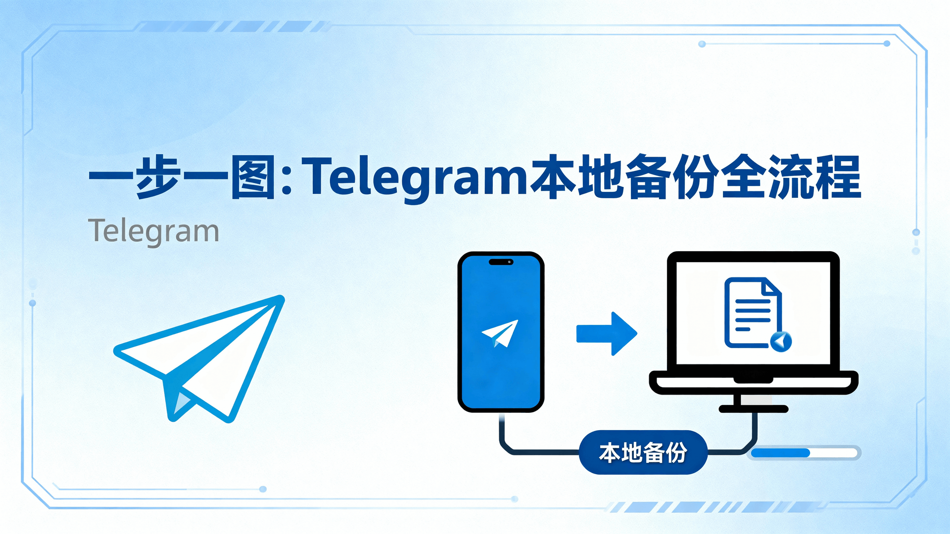 一步一图：Telegram本地备份全流程